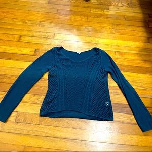 Dark blue sweater by Charlotte Russe